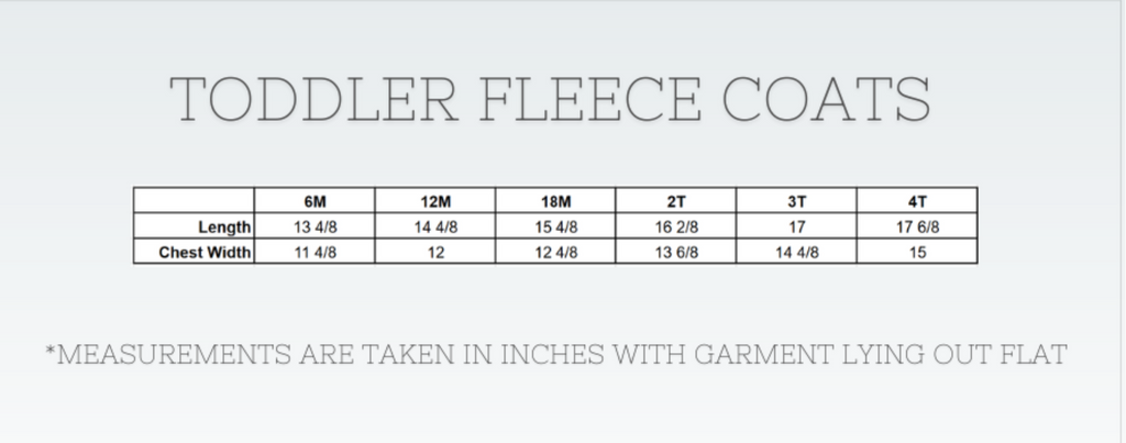 Toddler Fleece Velcro Tab Jacket Coat