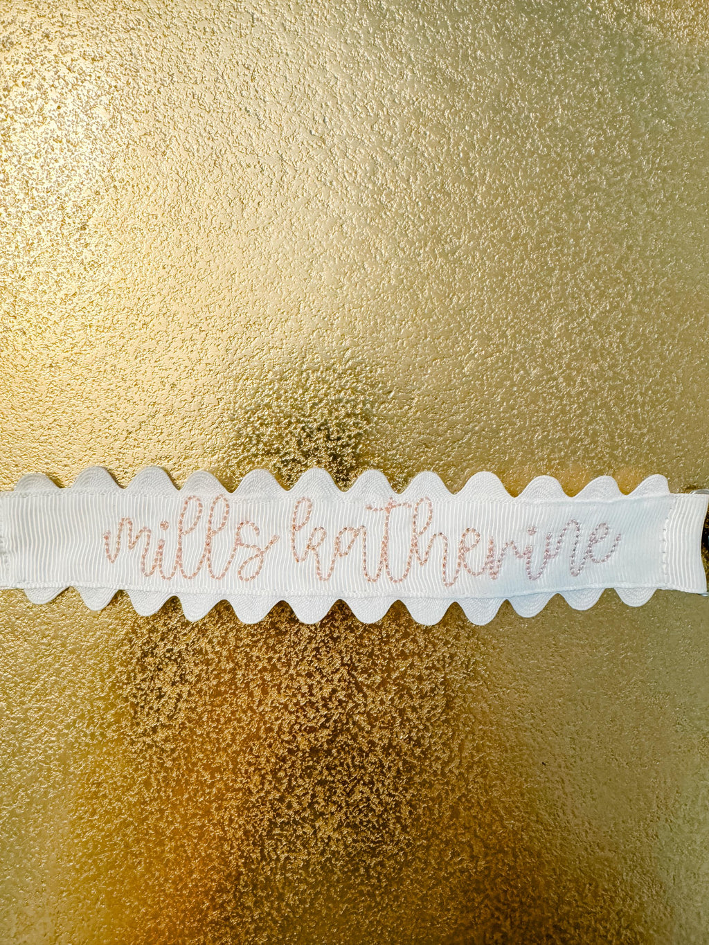 Monogrammed Pacifier Clip, Baby Shower Gift