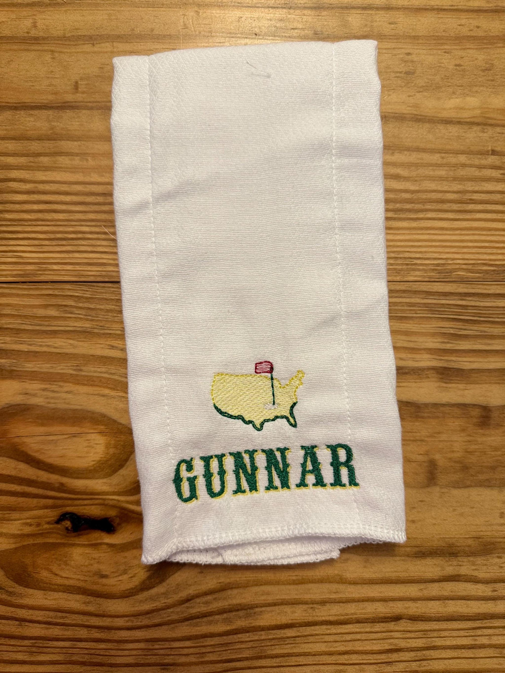 Custom Embroidered Burp Cloths