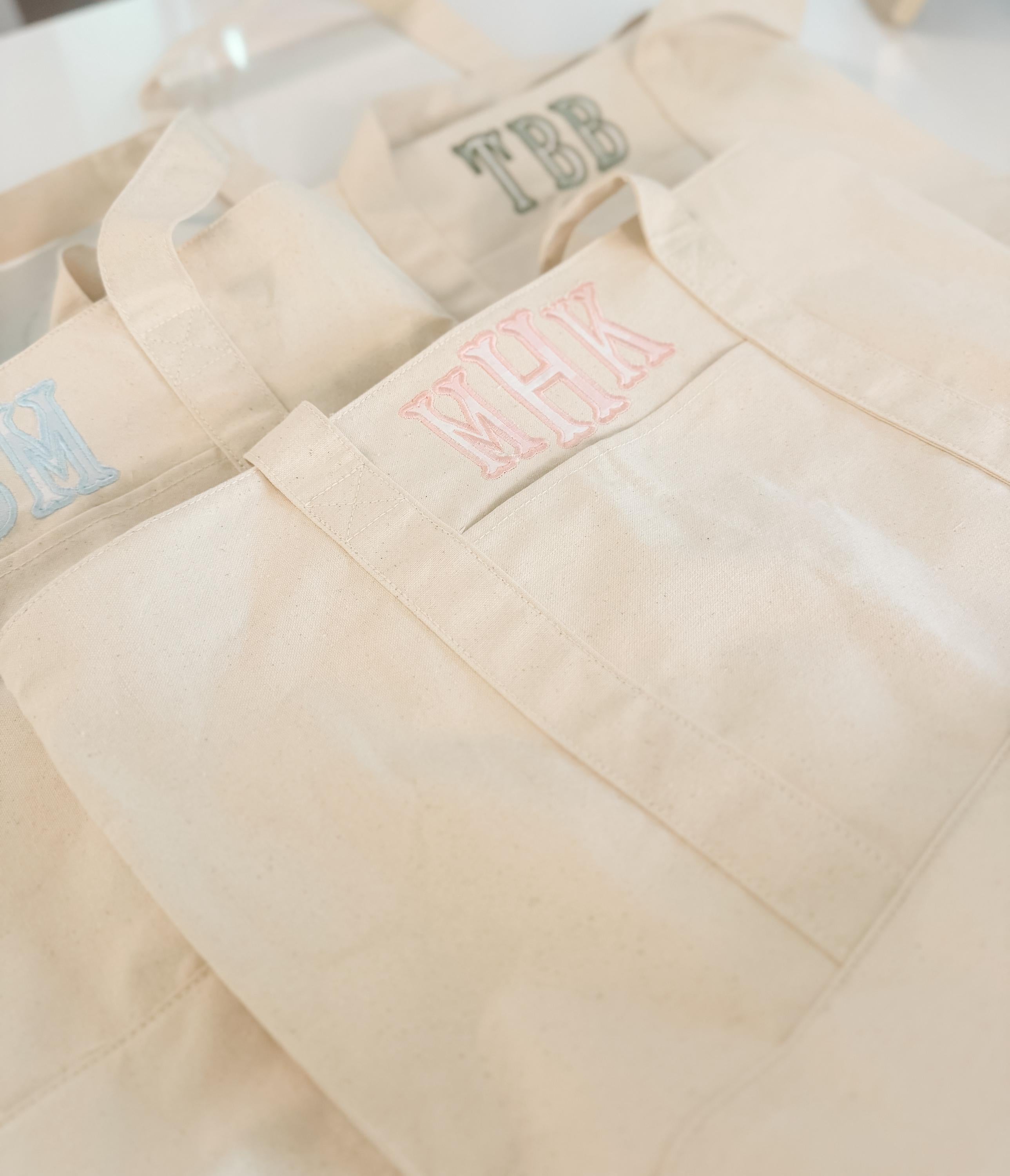 Custom Appliqué or Monogrammed Boat Tote Bag