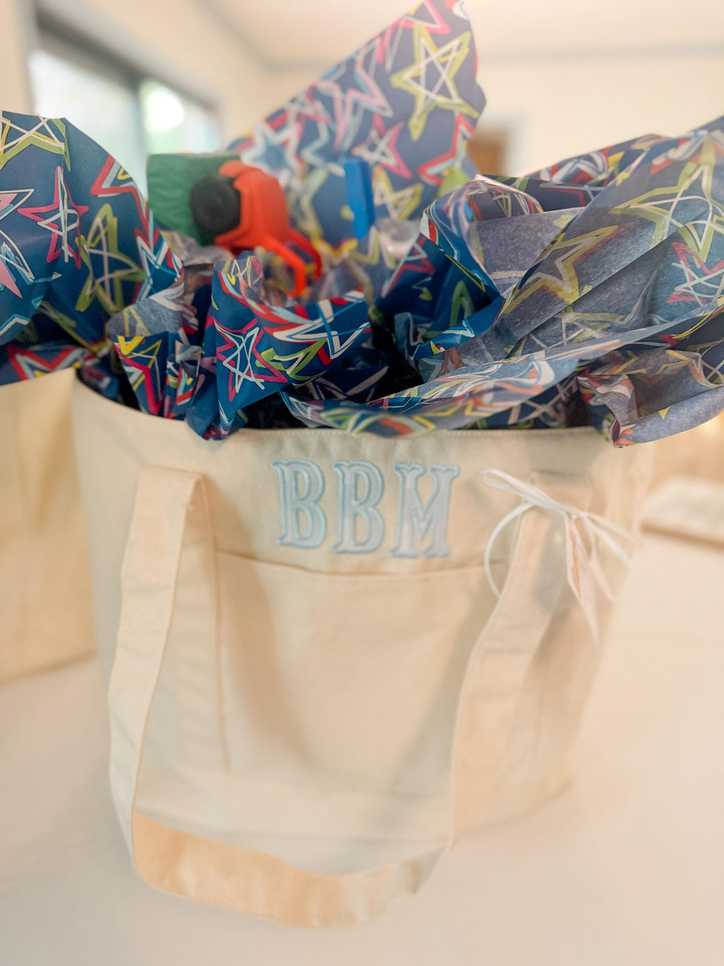 Custom Appliqué or Monogrammed Boat Tote Bag