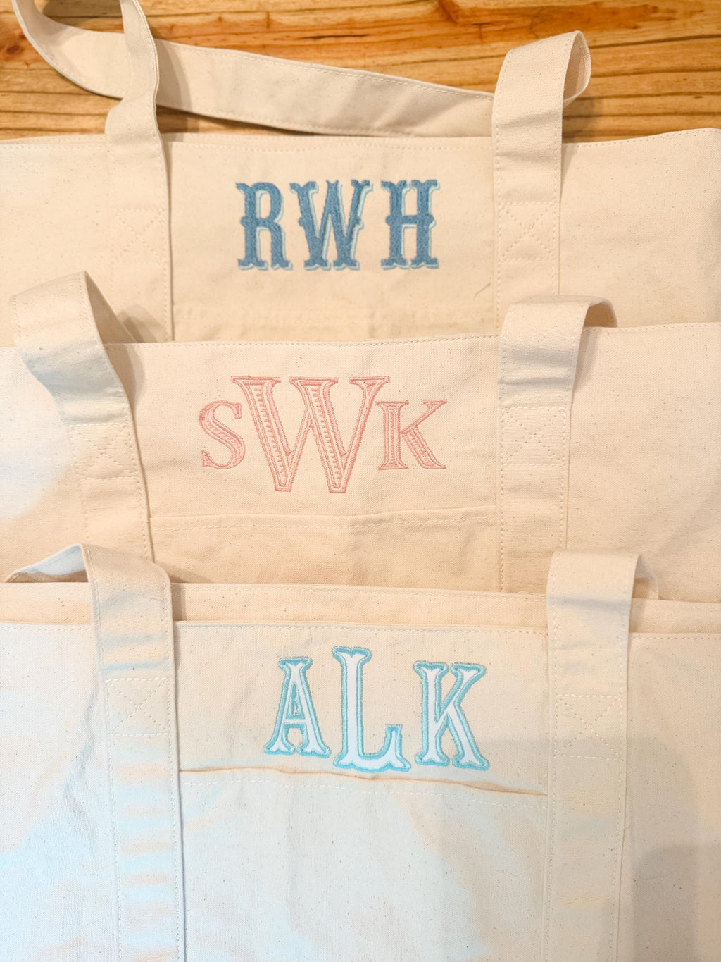 Custom Appliqué or Monogrammed Boat Tote Bag
