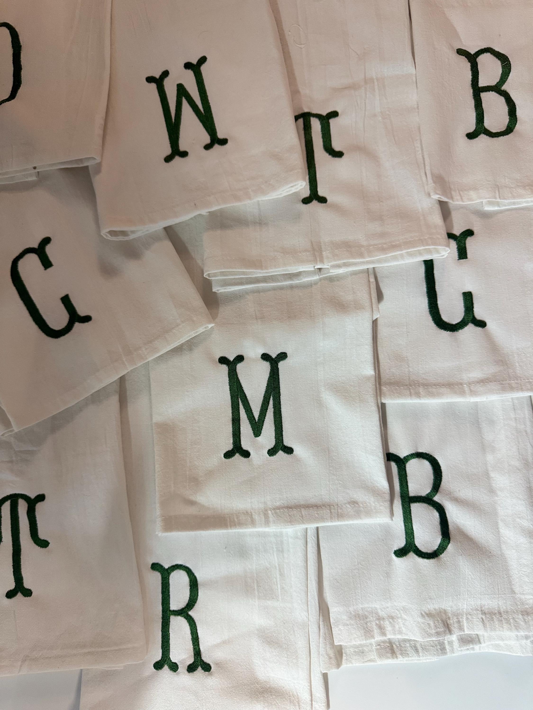 Custom, Embroidered Tea Towel