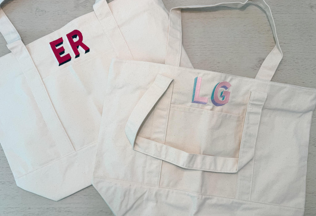 Custom Appliqué or Monogrammed Boat Tote Bag